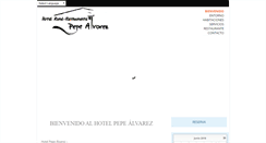 Desktop Screenshot of hotelpepealvarez.es