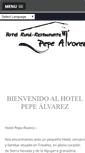 Mobile Screenshot of hotelpepealvarez.es