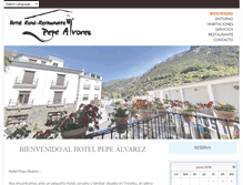 Tablet Screenshot of hotelpepealvarez.es
